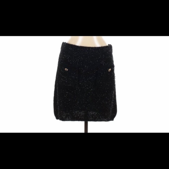 🎀 NWT ZARA Casual / Dress M Size NWT Black Skirt - Picture 2 of 9